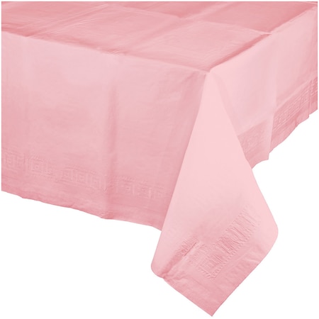 Touch Of Color Classic Pink Paper Tablecloth, 108"x54", 6PK 710129
